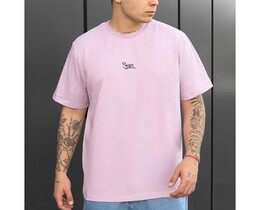 Фото - Мужская футболка нежно-розового цвета Staff lilac logo - Men box