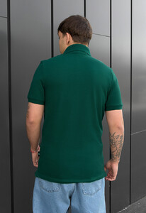 Фото - Однотонное поло в зеленом цвете Staff green - Men box