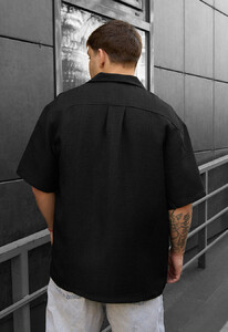 Фото - Чоловіча оверсайз сорочка Staff mai black oversize - Men box