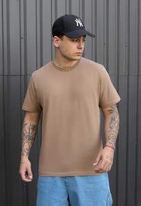 Фото - Повседневная футболка коричневого цвета Staff brown - Men box