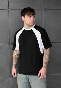 Фото - Повседневная черно-белая футболка Staff fli black & white - Men box