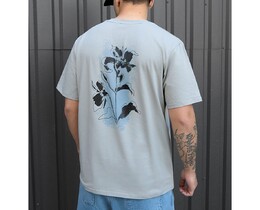 Фото - Футболка с ярким цветочным принтом Staff black flower - Men box