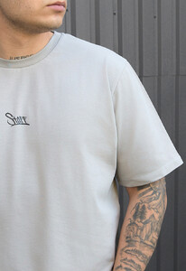 Фото - Брендированная футболка с логотипом Staff gray logo - Men box