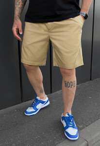 Фото - Однотонні шорти бежевого кольору Staff gala beige - Men box