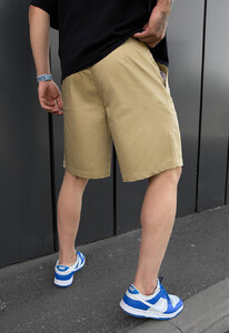 Фото - Однотонні шорти бежевого кольору Staff gala beige - Men box