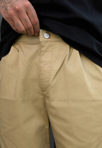 Фото - Однотонні шорти бежевого кольору Staff gala beige - Men box