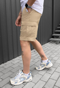 Фото - Базовые шорты карго для мужчин Staff cargo nek beige - Men box