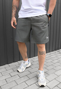 Фото - Молодежные шорты серого цвета Staff loo gray logo - Men box