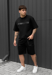 Фото - Летний спортивный костюм черного цвета Staff ra black - Men box