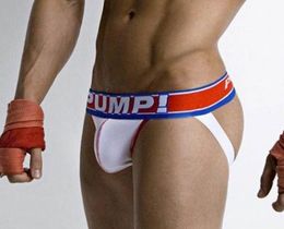 Фото - Белые джоки Pump с красной резинкой - Men box