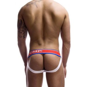 Фото - Белые джоки Pump с красной резинкой - Men box