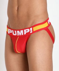 Фото - Эротические джоки красного цвета Pump (сетка) - Men box