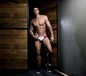 Фото - Червоні бріфи Pump (сітка) - Men box