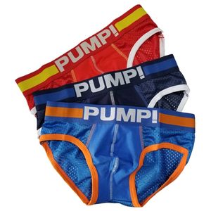 Фото - Сині бріфи Pump (сітка) - Men box