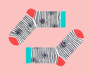 Фото - Полосатые носки от SOX "Глазебра" - Men box