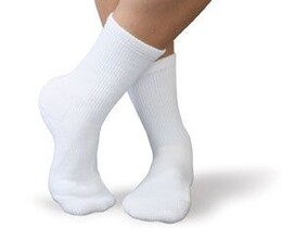 Фото - Однотонные белые носки с резинкой SOX - Men box