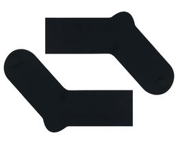 Фото - Высокие носки SOX однотонные черного цвета - Men box