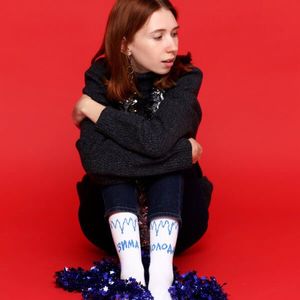 Фото - Носки унисекс SOX с надписью "Зима Холода" белого цвета - Men box