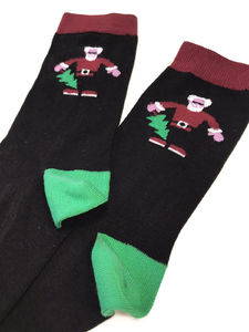 Фото - Стильные новогодние носки SOX Bad Santa - Men box
