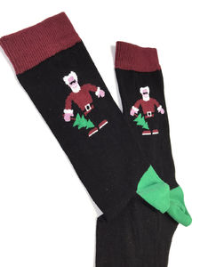 Фото - Стильные новогодние носки SOX Bad Santa - Men box