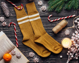 Фото - Зимние носки с двумя полосками "KOLEN" от Sammy Icon - Men box