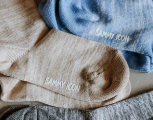 Фото - Зимние носки от Sammy Icon бежевого цвета Marten - Men box