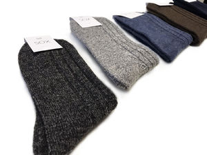 Фото - Зимние шерстяные носки SOX коричневого цвета - Men box