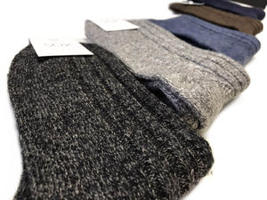Фото - Зимние шерстяные носки SOX коричневого цвета - Men box