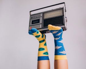 Фото - Високі різнопарні шкарпетки від Sammy Icon Solaris - Men box