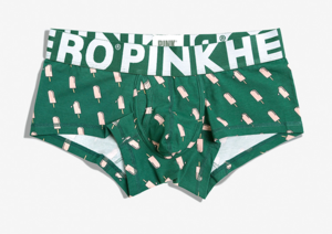Фото - Чоловічі труси від Pink Hero зелені Ice Cream - Men box