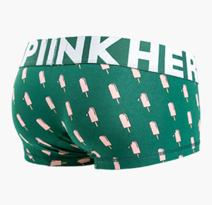 Фото - Чоловічі труси від Pink Hero зелені Ice Cream - Men box