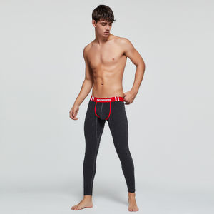 Фото - Чоловіча термобілизна підштанники Seobean темно-сірого кольору - Men box