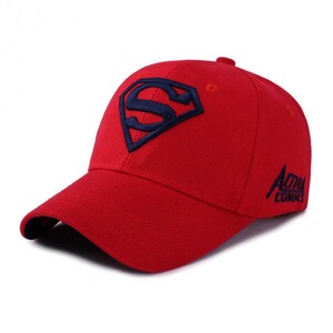 Фото - Мужская бейсболка Narason красная с лого SuperMan - Men box
