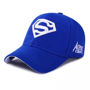 Фото - Бейсболка Narason синя із білим логотипом SuperMan - Men box