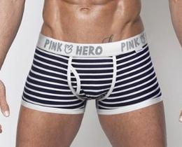 Фото - Чоловічі труси боксерки Pink Hero. Колір темно-синій. Артикул: 04-0400 - Men box