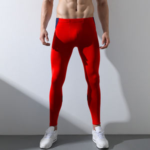 Фото - Зауженные спортивные штаны SuperBody красного цвета - Men box