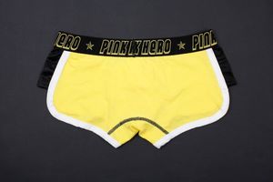 Фото - Чоловічі труси боксерки Pink Hero. Колір жовтий. Артикул: 04-0619 - Men box