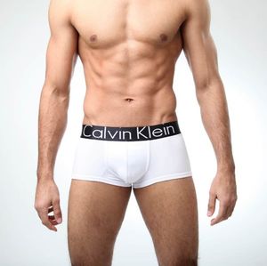 Фото - Чоловічі труси боксерки Calvin Klein. Колір білий. Артикул: 04-0546 - Men box