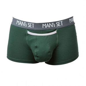 Фото - Чоловічі труси боксерки MAN's SET. Колір темно-зелений. Артикул: 04-0552 - Men box