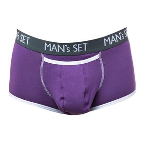 Фото - Чоловічі труси боксерки MAN's SET. Колір фіолетовий. Артикул: 04-0557 - Men box