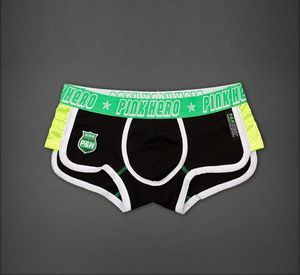 Фото - Чоловічі труси боксерки Pink Hero. Колір чорний. Артикул: 04-0618 - Men box