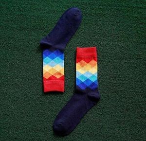 Фото - Високі шкарпетки Friendly Socks. Колір темно-синій. Артикул: 27-0274 - Men box