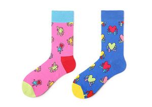 Фото - Шкарпетки Love Story від бренду Friendly Socks рожевого кольору - Men box