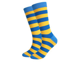 Фото - Високі шкарпетки Friendly Socks. Колір синій. Артикул: 27-0286 - Men box