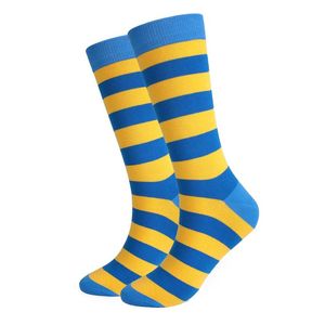 Фото - Носки в желто-синюю полоску от Friendly Socks - Men box