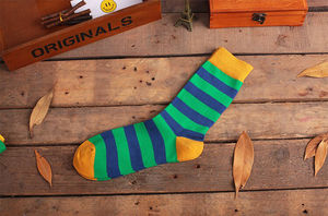 Фото - Високі шкарпетки Friendly Socks. Колір зелений. Артикул: 27-0287 - Men box