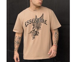 Фото - Хлопковая футболка коричневого цвета Staff essential - Men box
