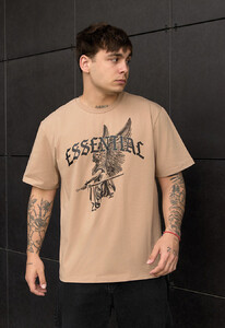 Фото - Хлопковая футболка коричневого цвета Staff essential - Men box