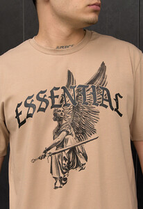 Фото - Хлопковая футболка коричневого цвета Staff essential - Men box