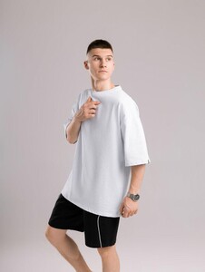 Фото - Базова чоловіча футболка Pobedov Nude білого кольору - Men box